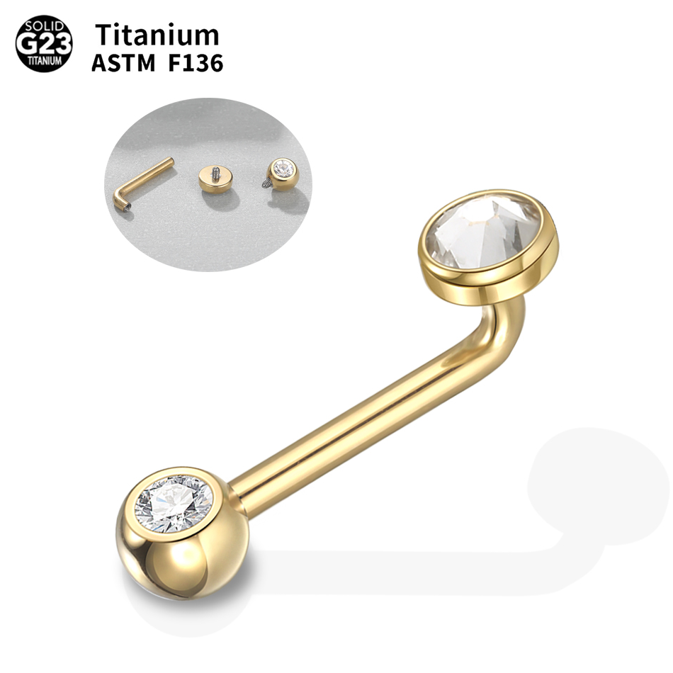 Body Jewelry Vch - 1PC Implant Grade Titanium Christina Vertical