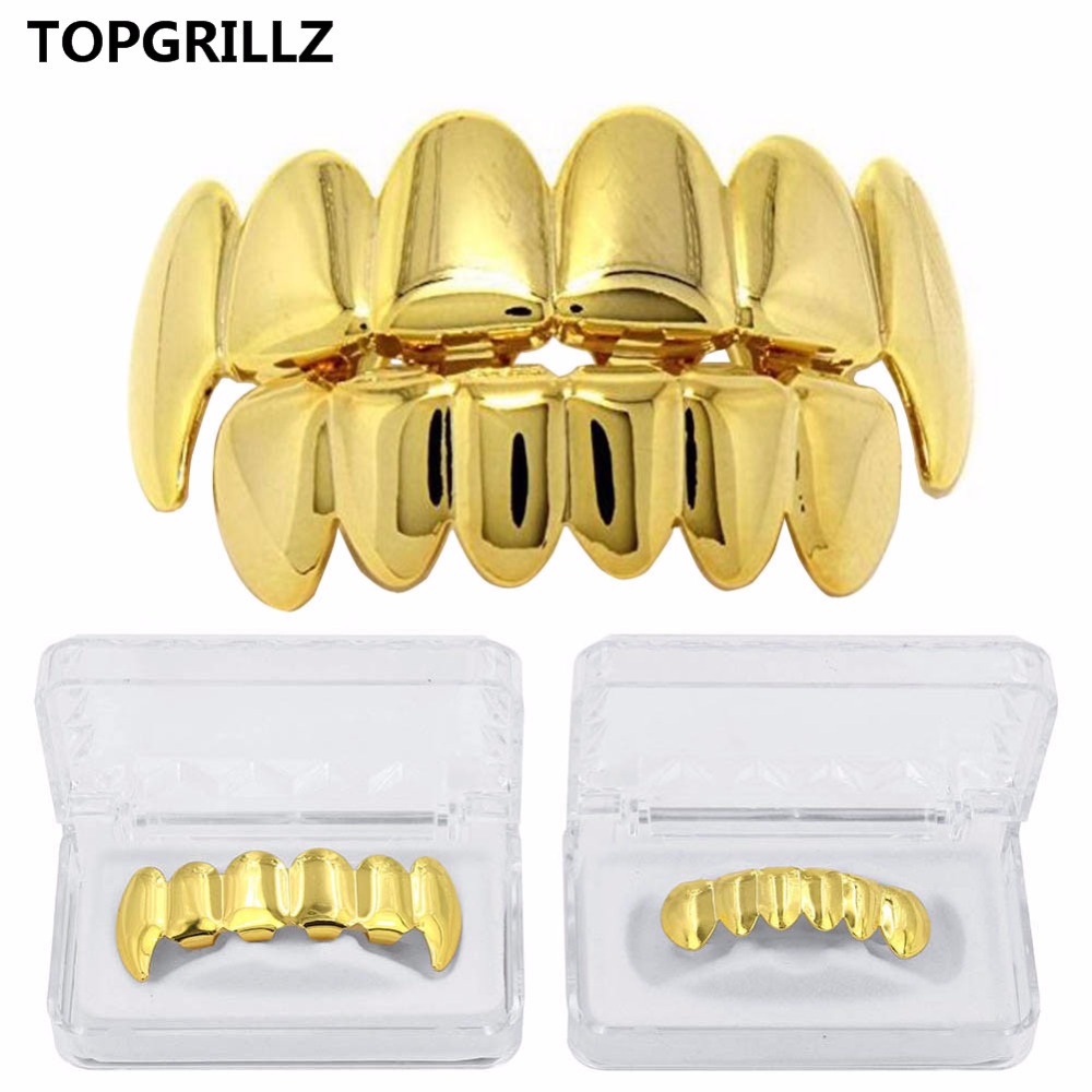 Body Jewelry Gold Plated - TOPGRILLZ New Fit Rose Gold Color