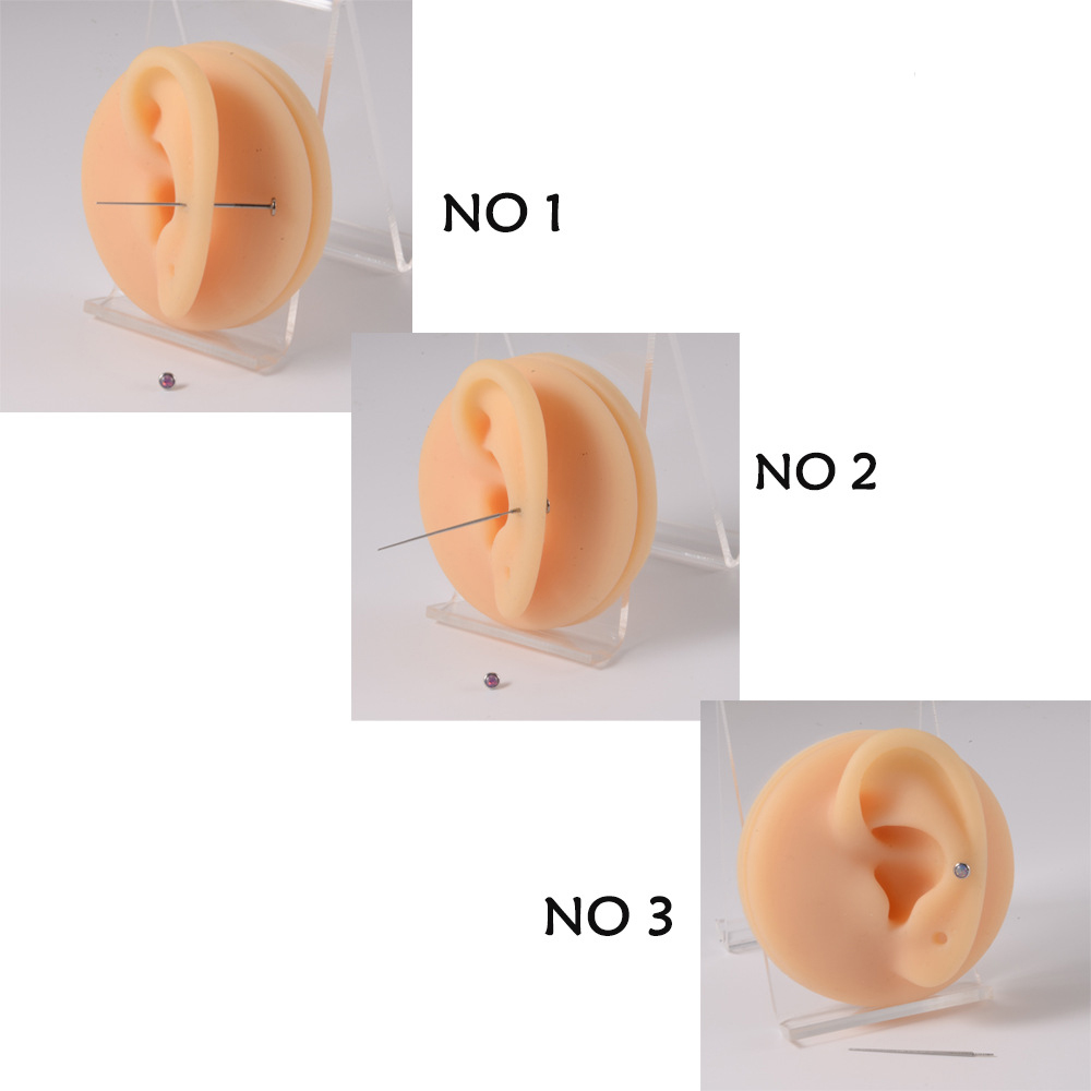 2 pcs Stainless Steel Piercing - Body Jewelry Threadless 评论和价格