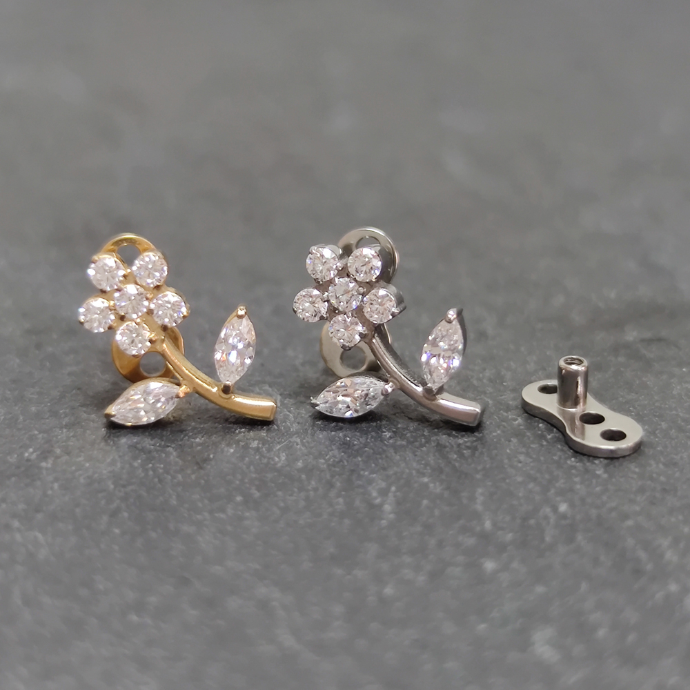 G23 Titanium Zircon Micro Derm - Dermal Anchor Top 评论和价格