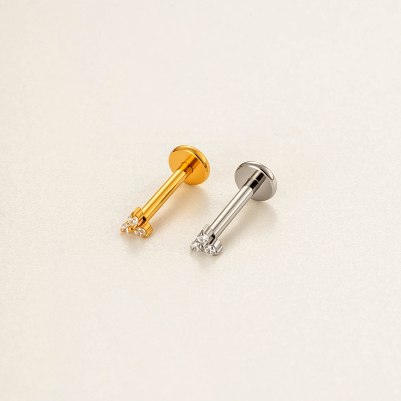 1PC G23 Titanium 16G Threadles - Body Jewelry Threadless 评论和价格