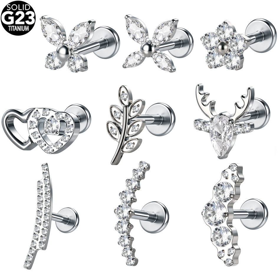 1/5Pcs G23 Titanium Butterfly  - Zoor Body Jewelry 评论和价格