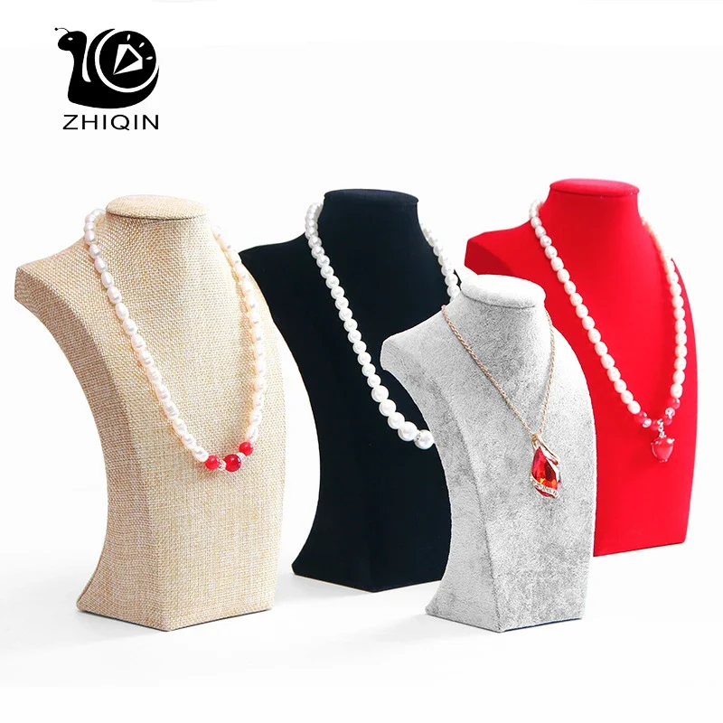 Velvet Portrait Necklace Displ - Body Jewelry Display Ideas 评论和价格