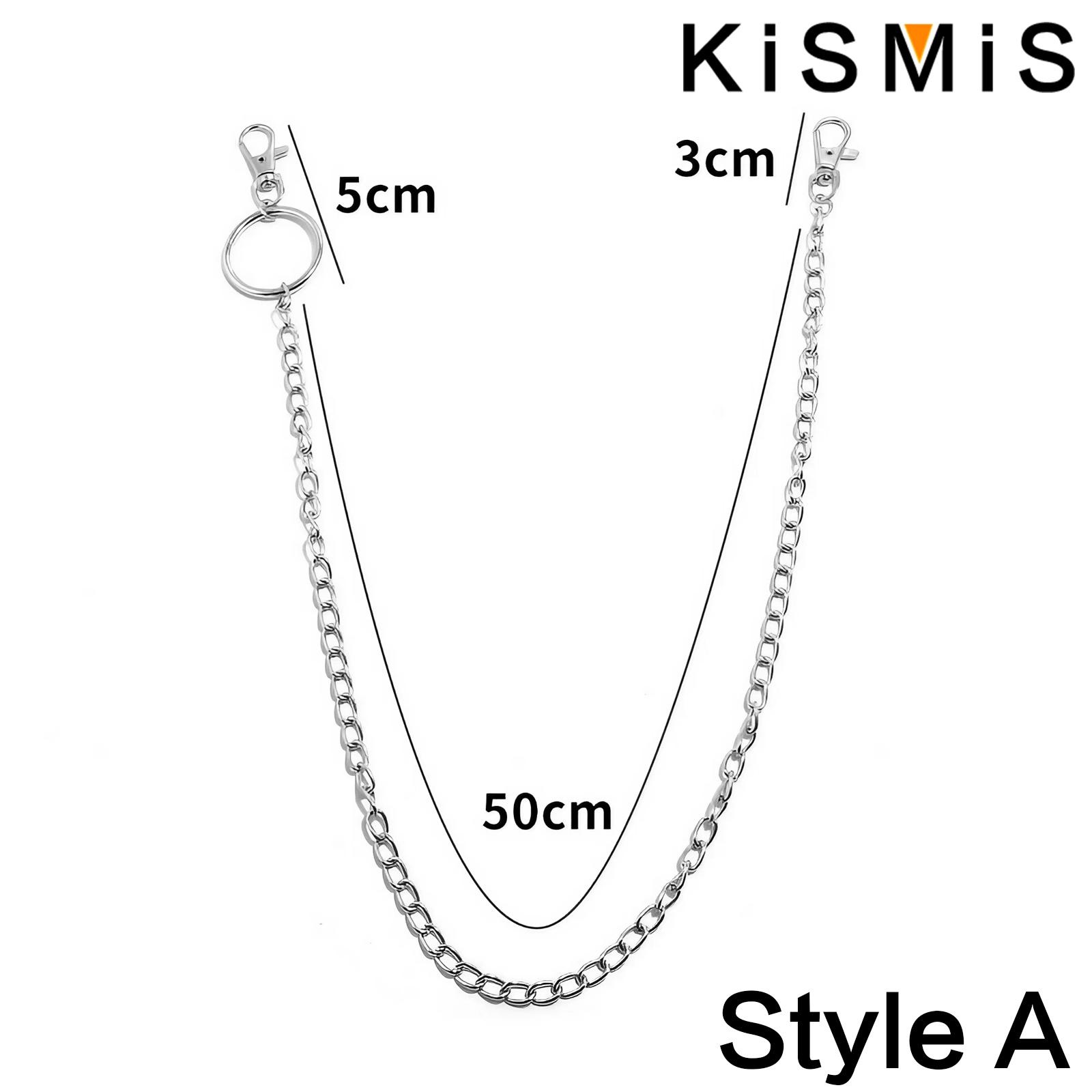 KISMIS 1PC Punk Street keychai - Body Jewelry For Men 评论和价格