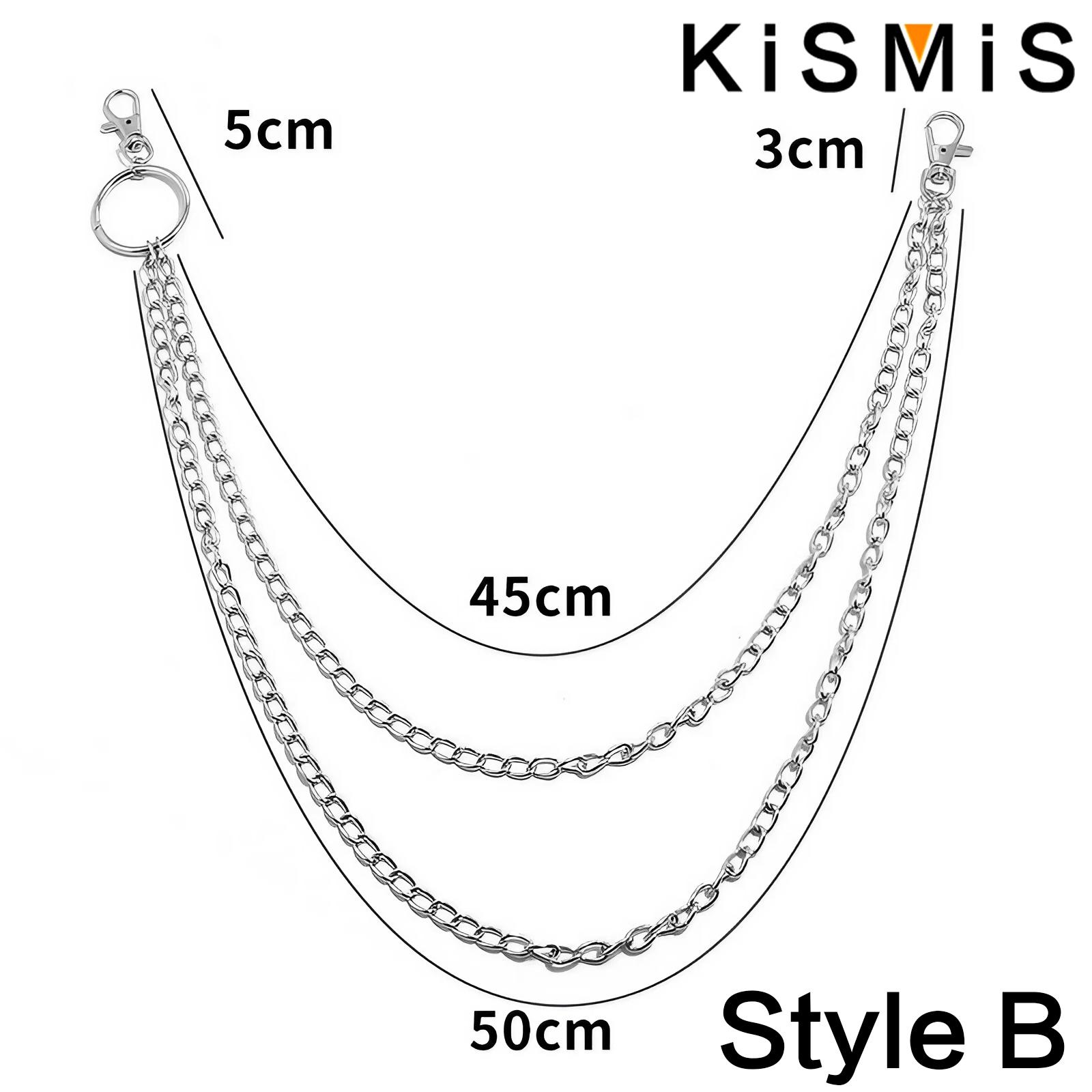KISMIS 1PC Punk Street keychai - Body Jewelry For Men 评论和价格