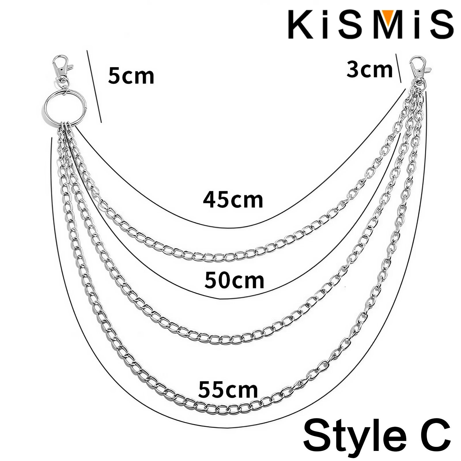KISMIS 1PC Punk Street keychai - Body Jewelry For Men 评论和价格