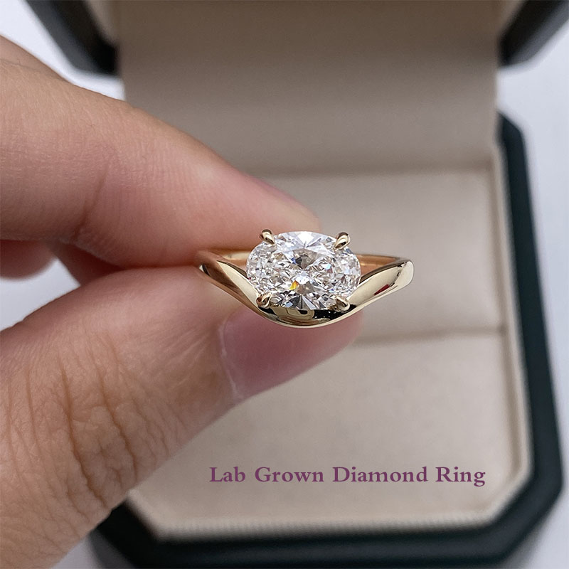1.00ct DEF/VS Oval Cut HPHT CV - Body Jewelry Vch 评论和价格