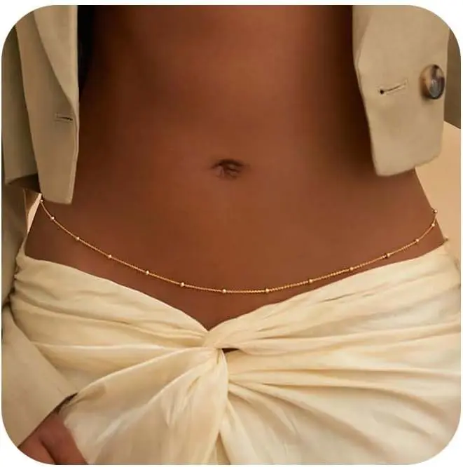 Adjustable Bikini Body Jewelry - Body Jewelry Gold Plated 评论和价格
