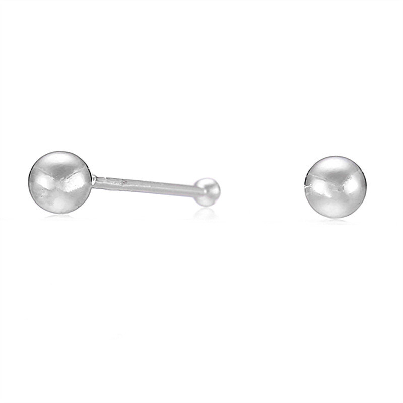 Silver Jewelry Box Nose Studs  - Body Jewelry Storage 评论和价格