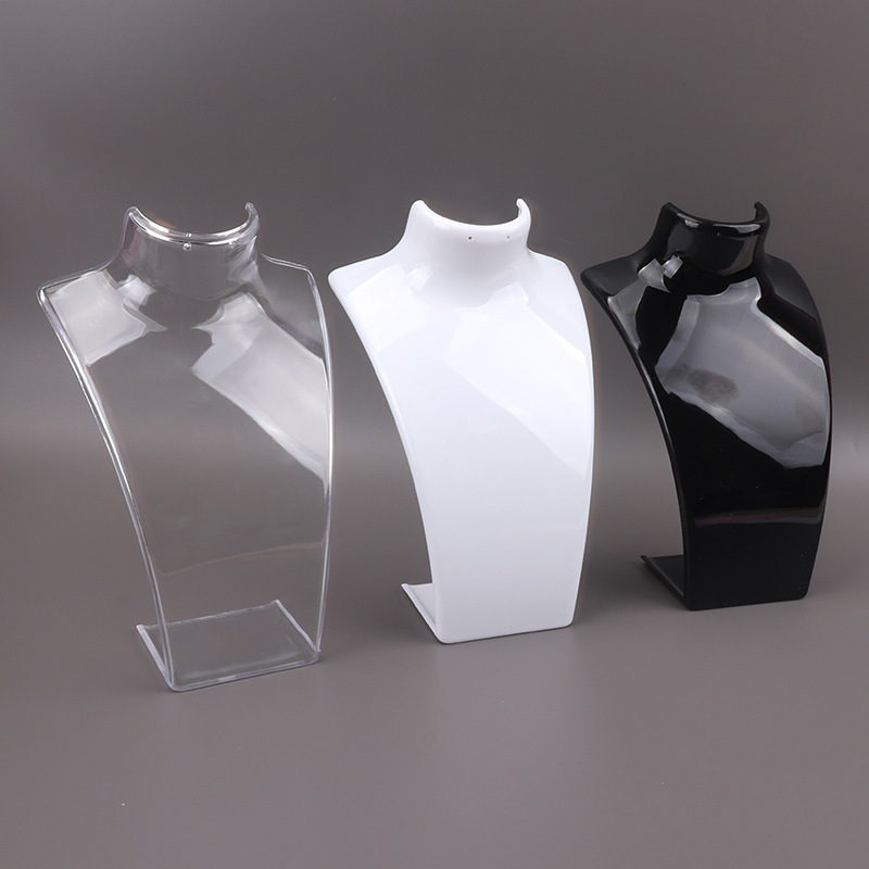 Plastic Mannequin Necklace Dis - Body Jewelry Display Ideas 评论和价格