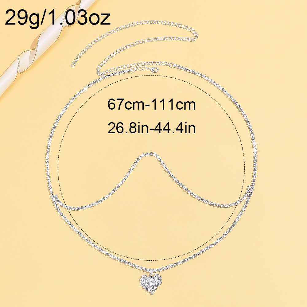 Rhinestone Double Layer Full P - Body Jewelry Gold Plated 评论和价格