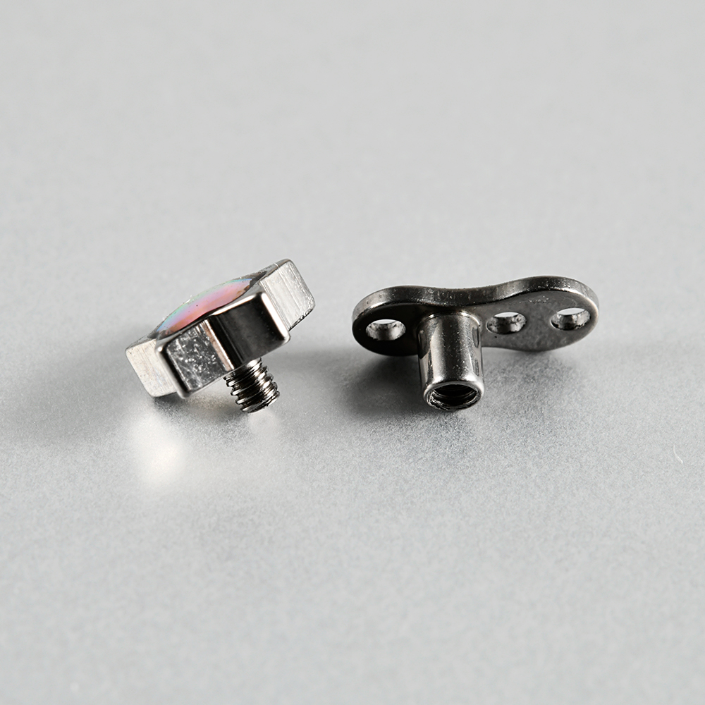 1PC Titanium Flash Film&Opal M - Dermal Anchor Top 评论和价格