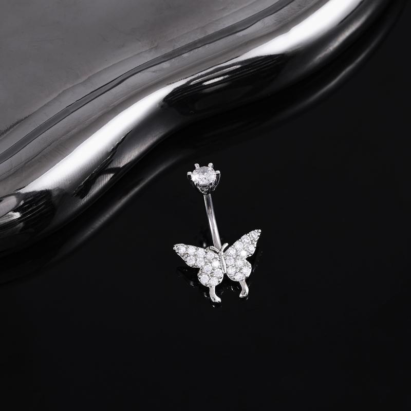 Butterfly Zircon Belly Button  - Body Jewelry Universe 评论和价格