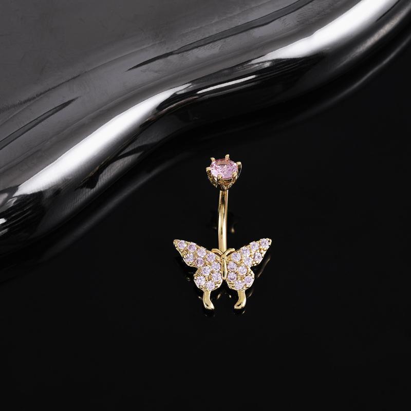 Butterfly Zircon Belly Button  - Body Jewelry Universe 评论和价格