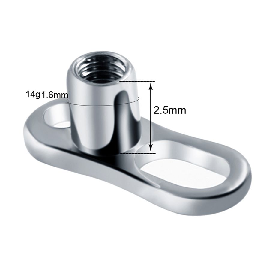 10pcs/lot G23 Titanium Micro D - Dermal Anchor Top 评论和价格