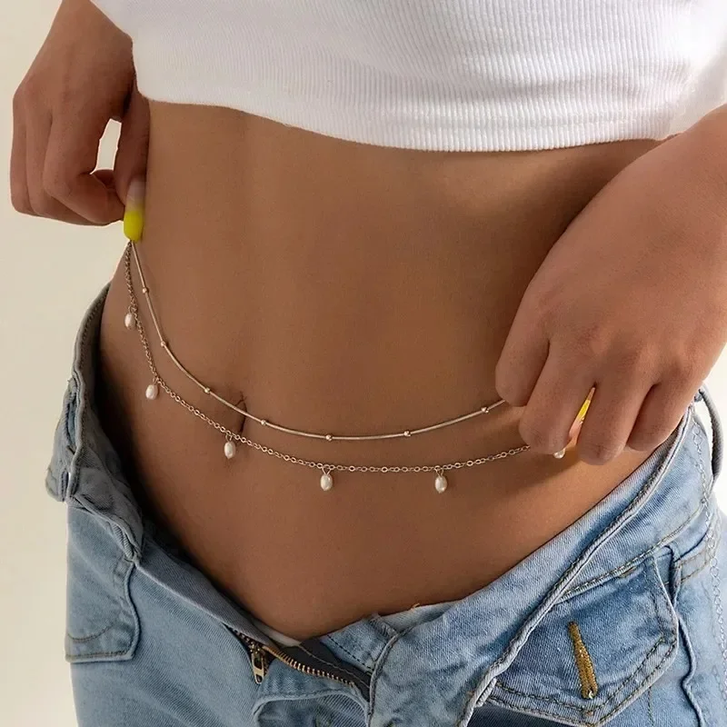 New Charm Sexy Double Layer Bu - Body Jewelry Chain 评论和价格