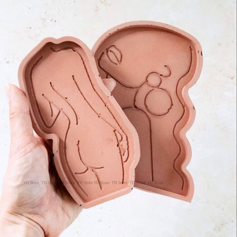 Plaster Tray Silicone Mold Jes - Body Jewelry Storage 评论和价格