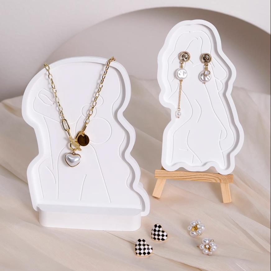 Plaster Tray Silicone Mold Jes - Body Jewelry Storage 评论和价格