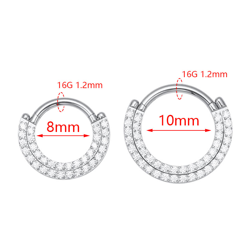 ASTM F136 Titanium Clicker Sep - Zoor Body Jewelry 评论和价格