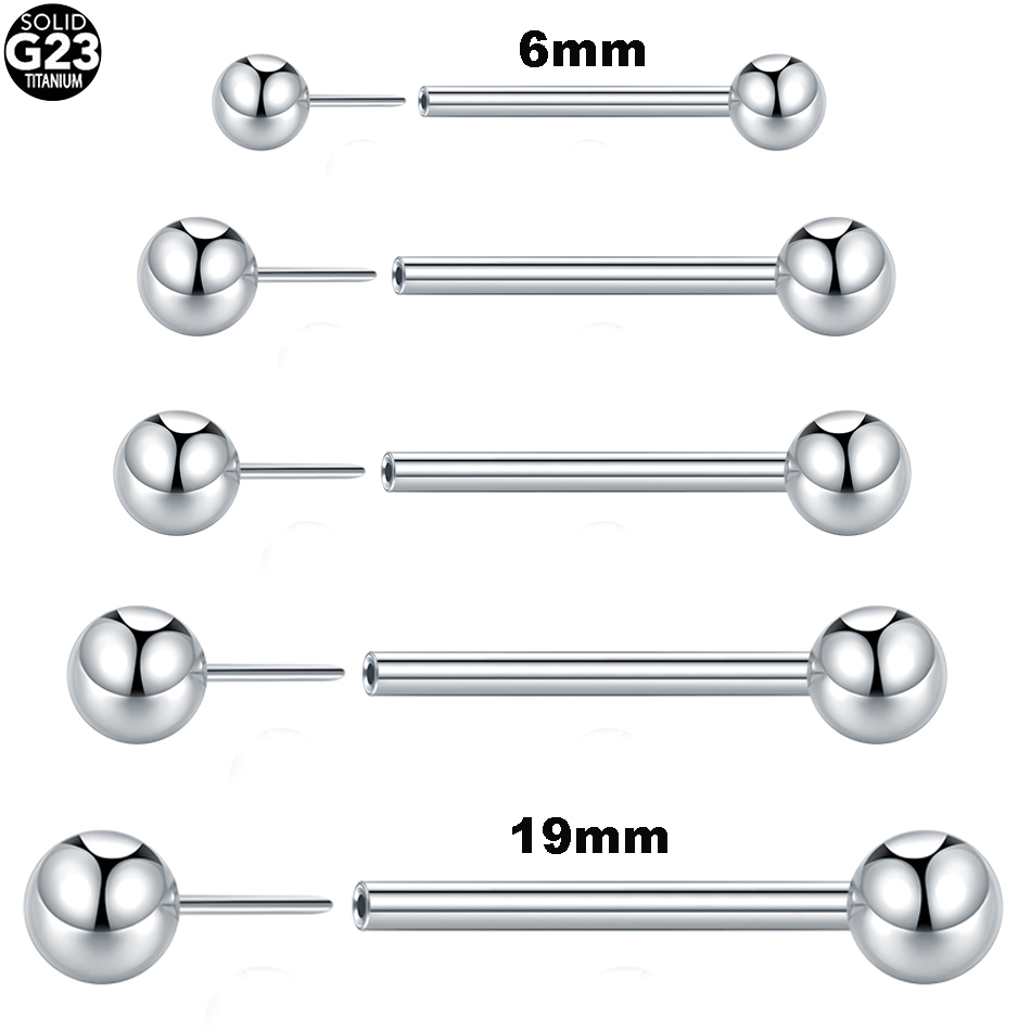 1Pc/5Pcs G23 Titanium Threadle - Body Jewelry Threadless 评论和价格