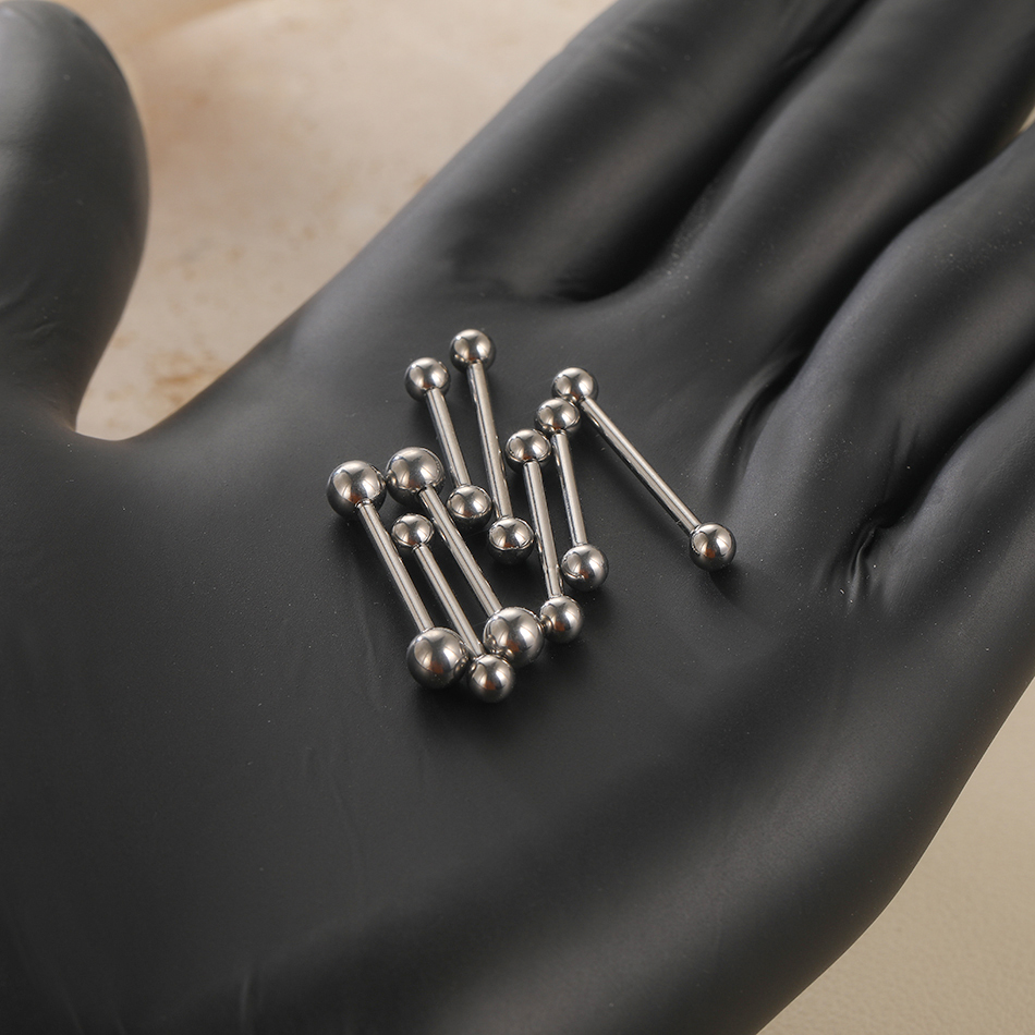 1Pc/5Pcs G23 Titanium Threadle - Body Jewelry Threadless 评论和价格