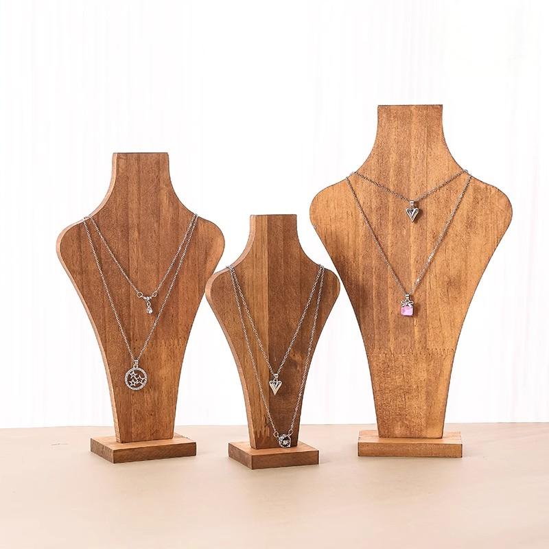 Walnut Wood Detachable Mannequ - Body Jewelry Display Ideas 评论和价格
