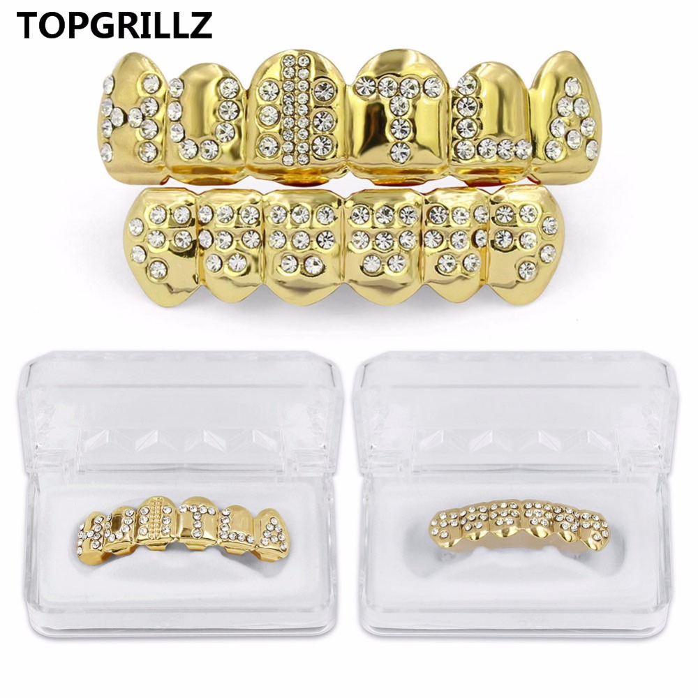 TOPGRILLZ Gold Color Plated Ic - Body Jewelry Gold Plated 评论和价格