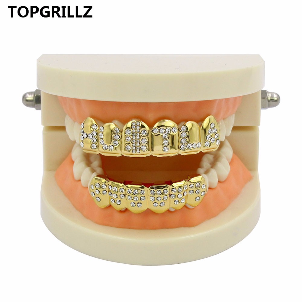 TOPGRILLZ Gold Color Plated Ic - Body Jewelry Gold Plated 评论和价格
