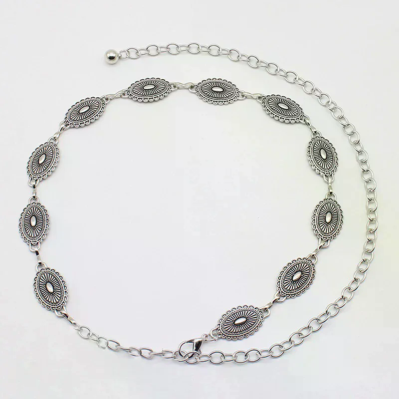 Retro Versatile Ethnic Style M - Body Jewelry Chain 评论和价格
