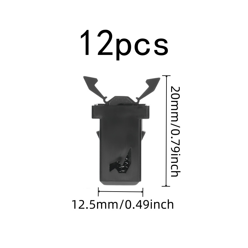 12 pcs Spring Locking Clips, J - Body Jewelry Universe 评论和价格