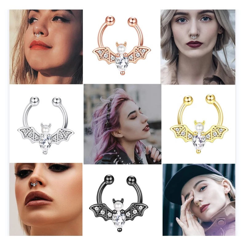 Halloween Dark Stainless Steel - Body Jewelry Universe 评论和价格