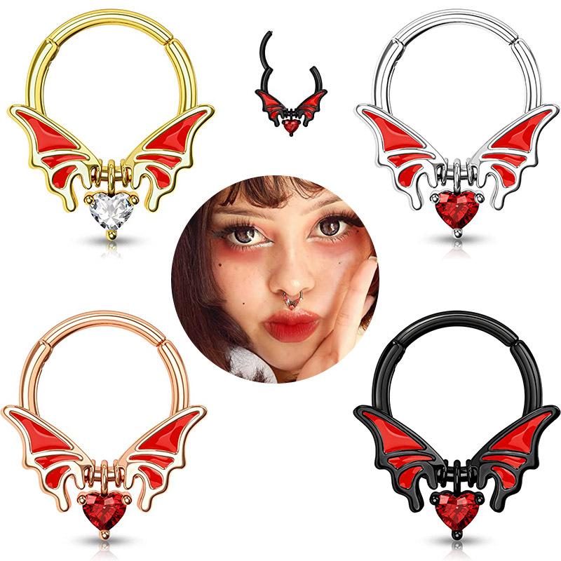 Halloween Dark Stainless Steel - Body Jewelry Universe 评论和价格