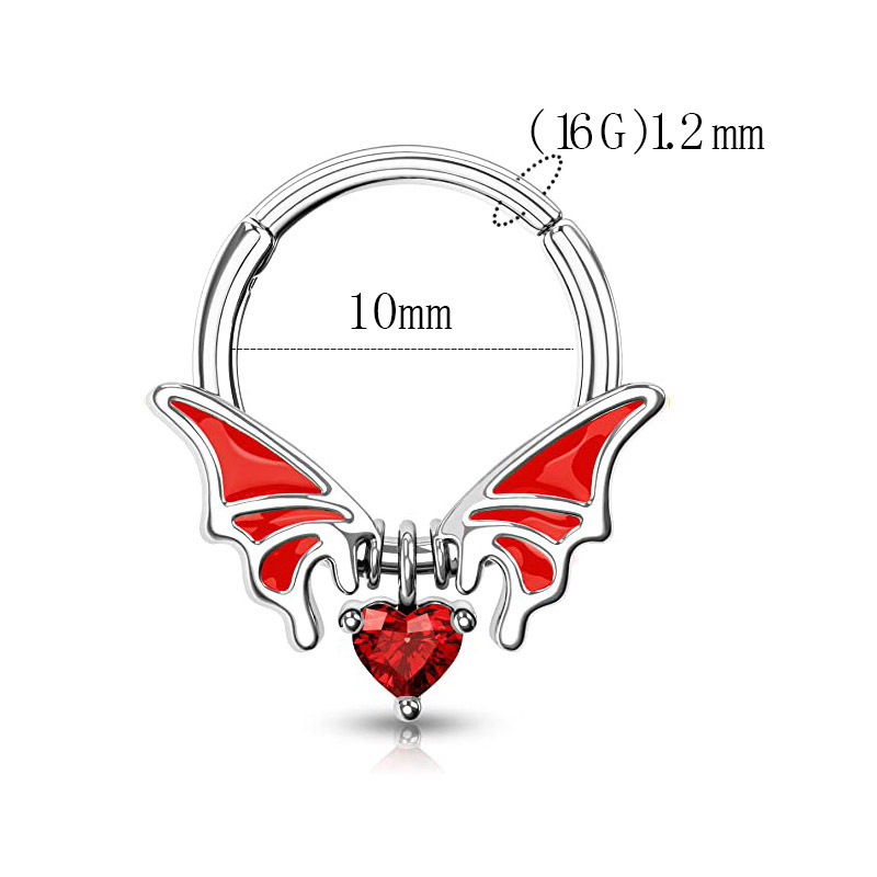 Halloween Dark Stainless Steel - Body Jewelry Universe 评论和价格