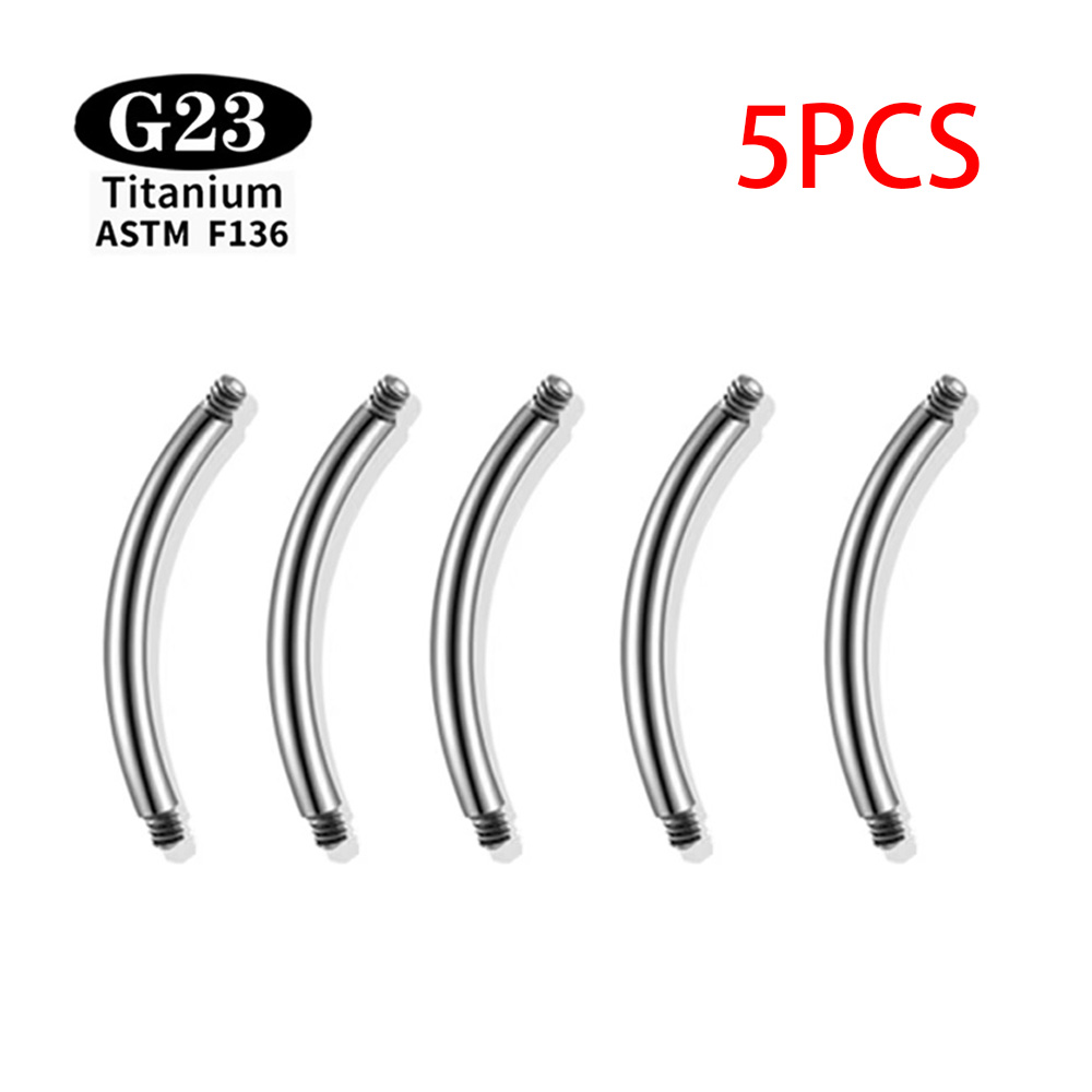 5 Pcs/Lot ASTM F136 Titanium I - Zoor Body Jewelry 评论和价格