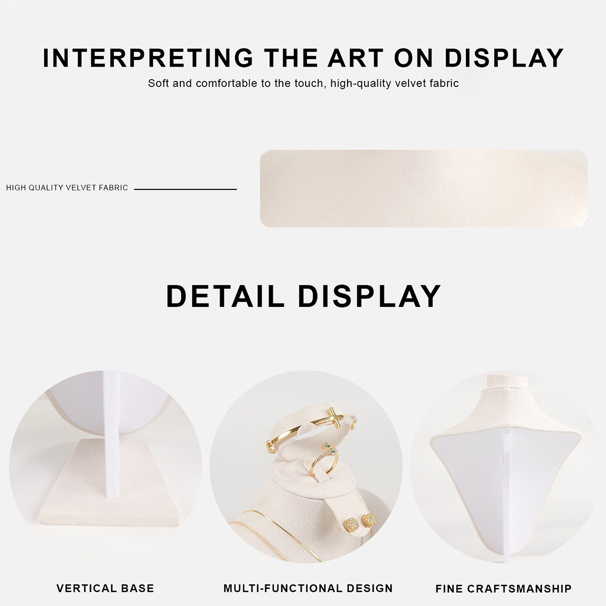 Body Velvet Jewelry Display Bu - Body Jewelry Display Ideas 评论和价格