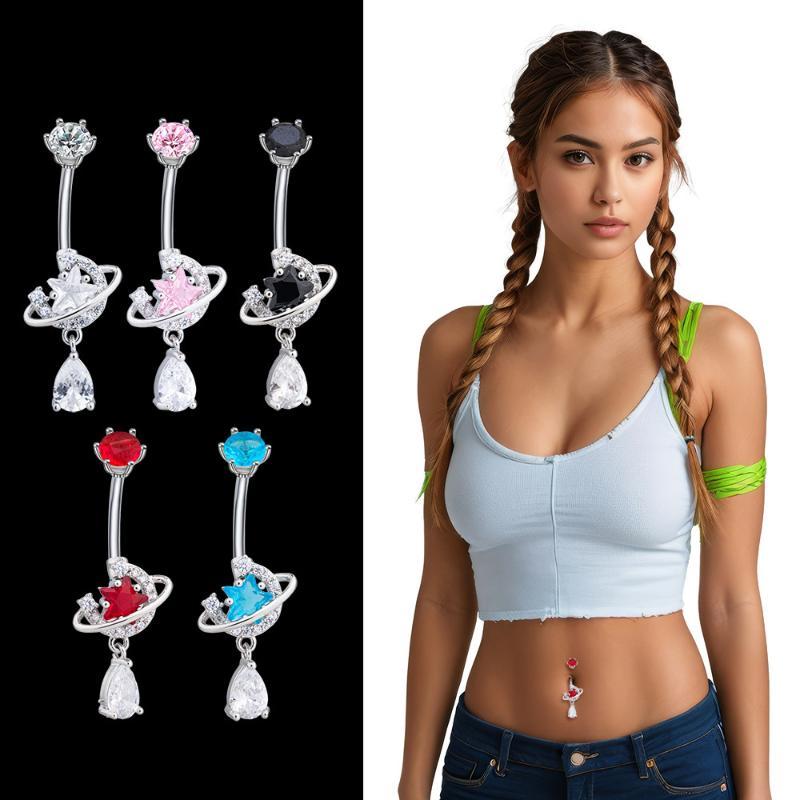 Stainless Steel Navel Piercing - Body Jewelry Universe 评论和价格