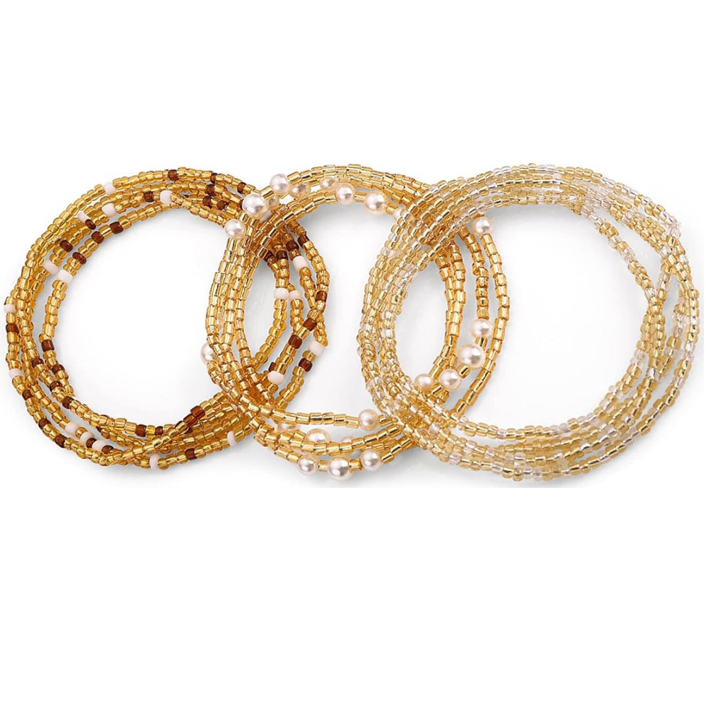 Waist Beads for Women Belly Be - Body Jewelry Types 评论和价格