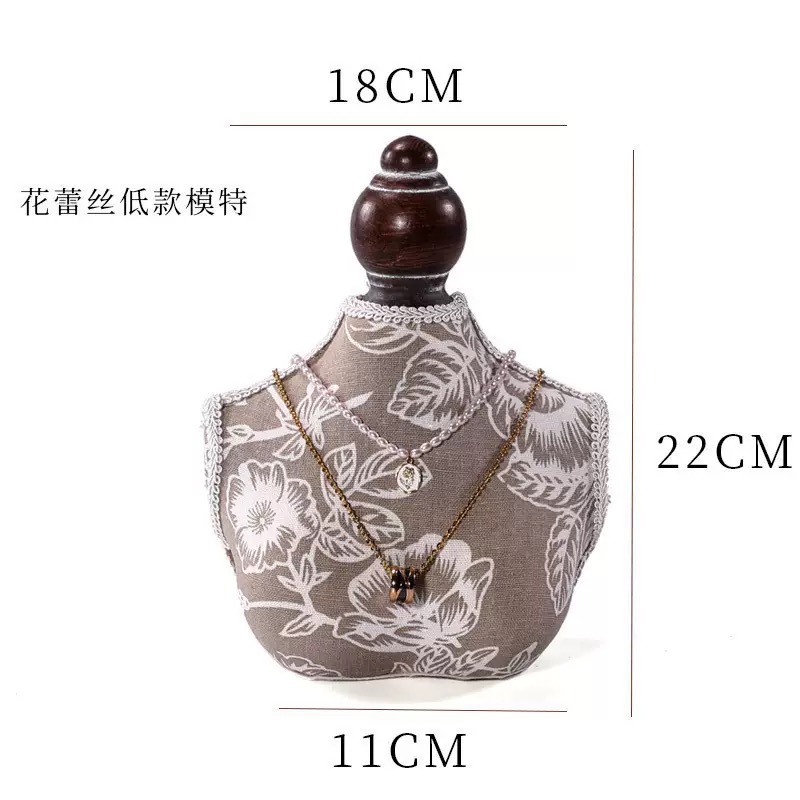 Vintage Wood Necklace Display  - Body Jewelry Display Ideas 评论和价格
