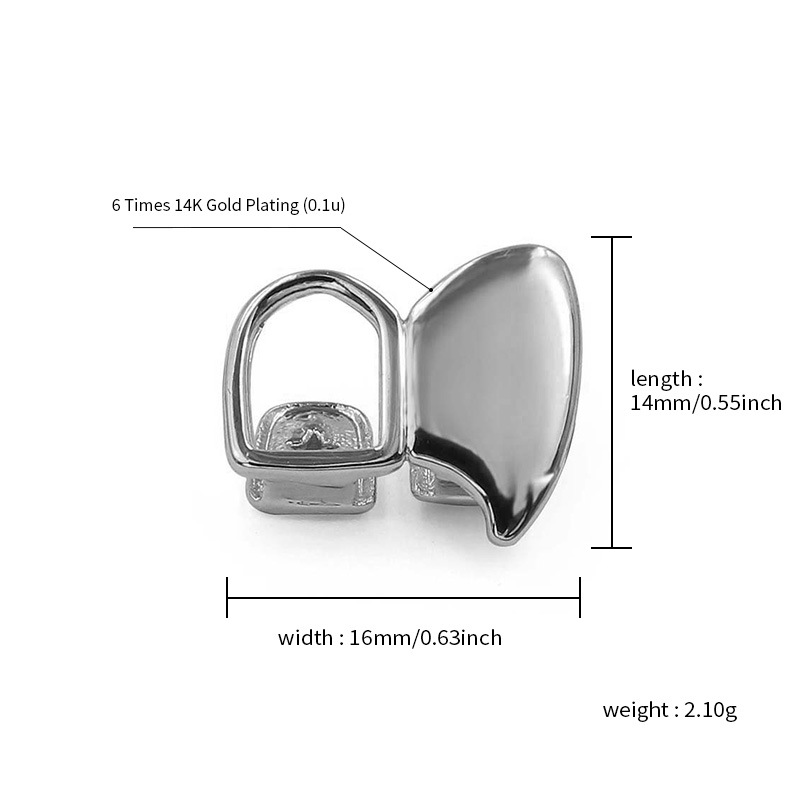 YOUNGX Hip Hop Double Hollow G - Body Jewelry For Men 评论和价格