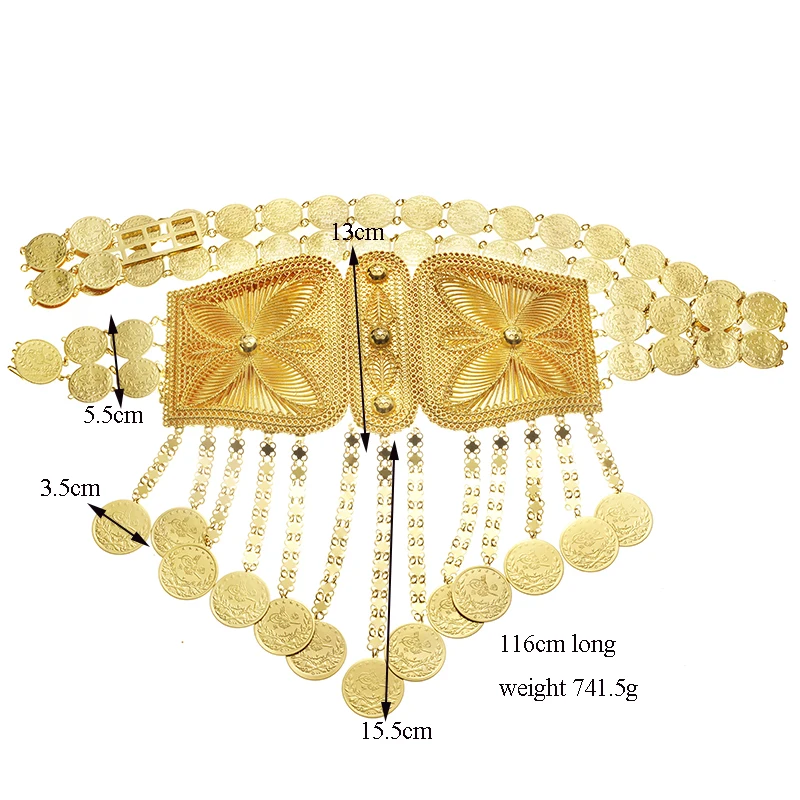 Kurdish Luxury Wedding Jewelry - Body Jewelry Gold Plated 评论和价格