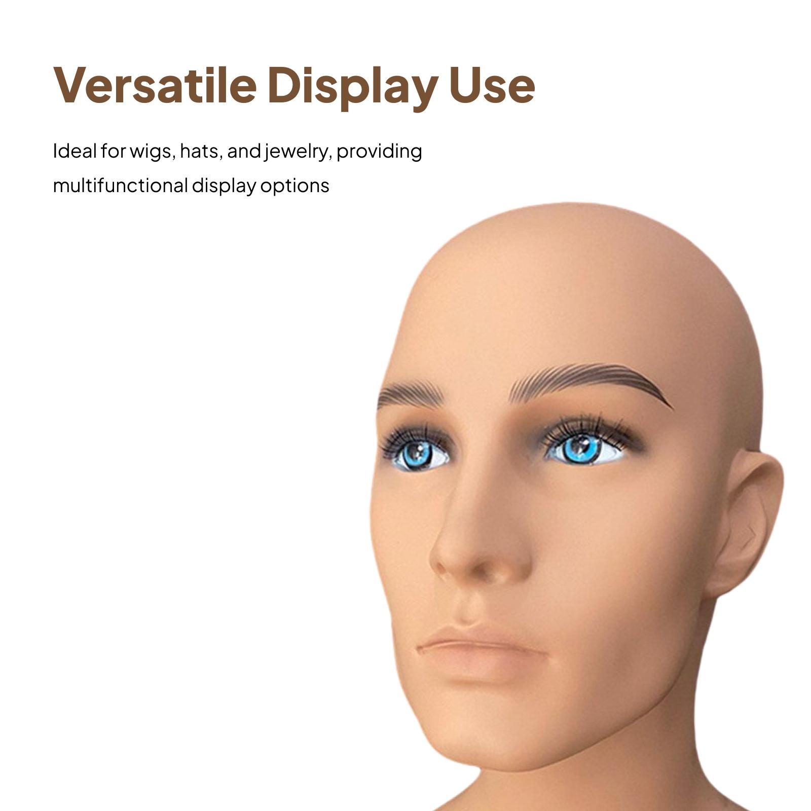 Male Mannequin Head Manikin He - Body Jewelry Display Ideas 评论和价格