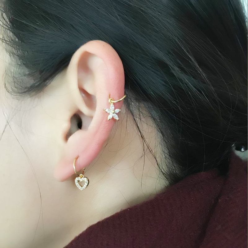 1Pc Universal ring Hoop earrin - Body Jewelry Universe 评论和价格