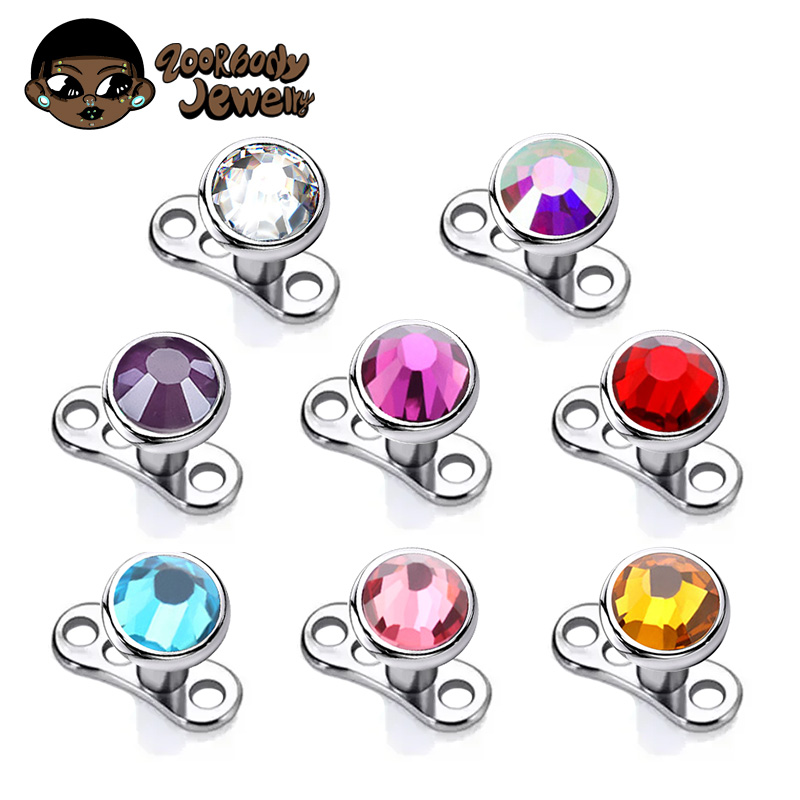 G23 Titanium Piercing Micro De - Dermal Anchor Top 评论和价格