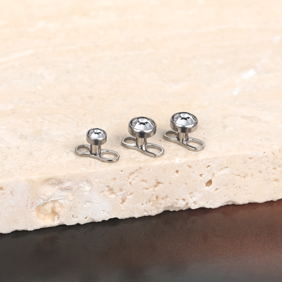 1Pc/5Pcs Titanium Micro Dermal - Dermal Anchor Top 评论和价格