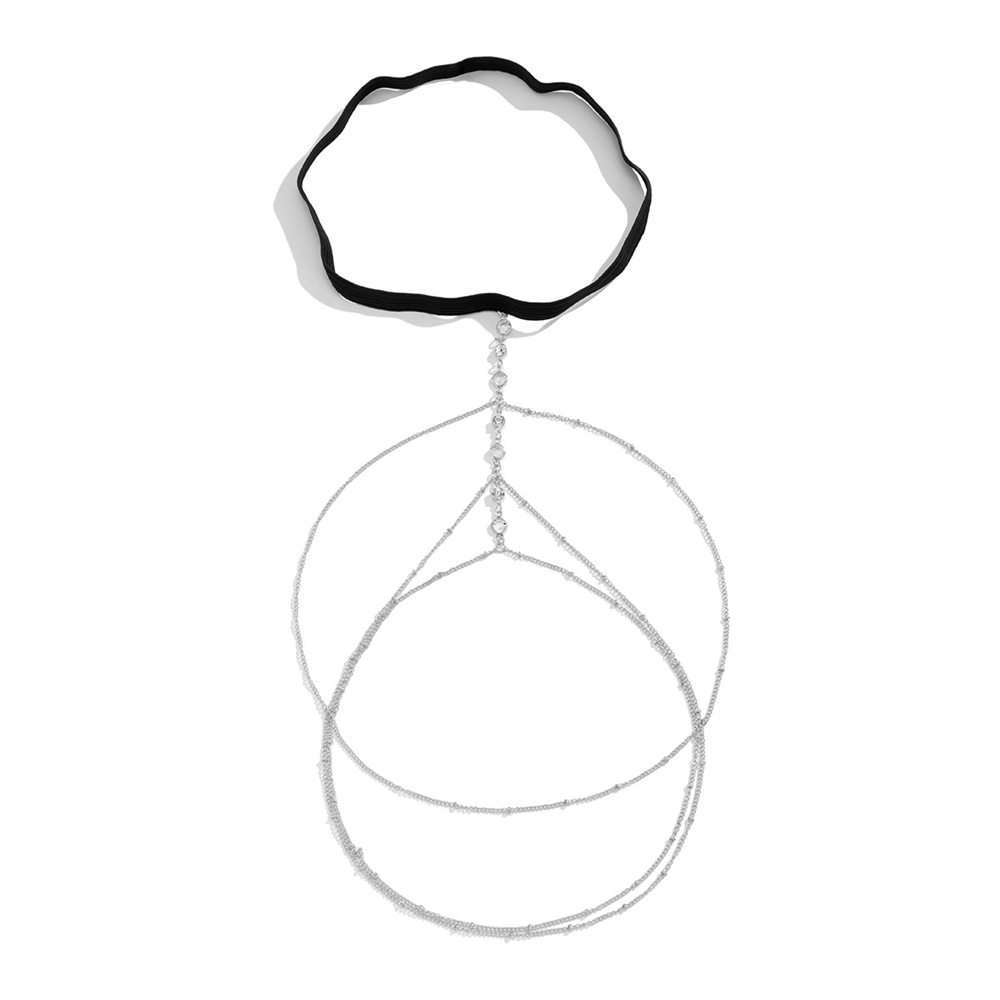 Boho Elastic Band Crystal Leg  - Body Jewelry Types 评论和价格