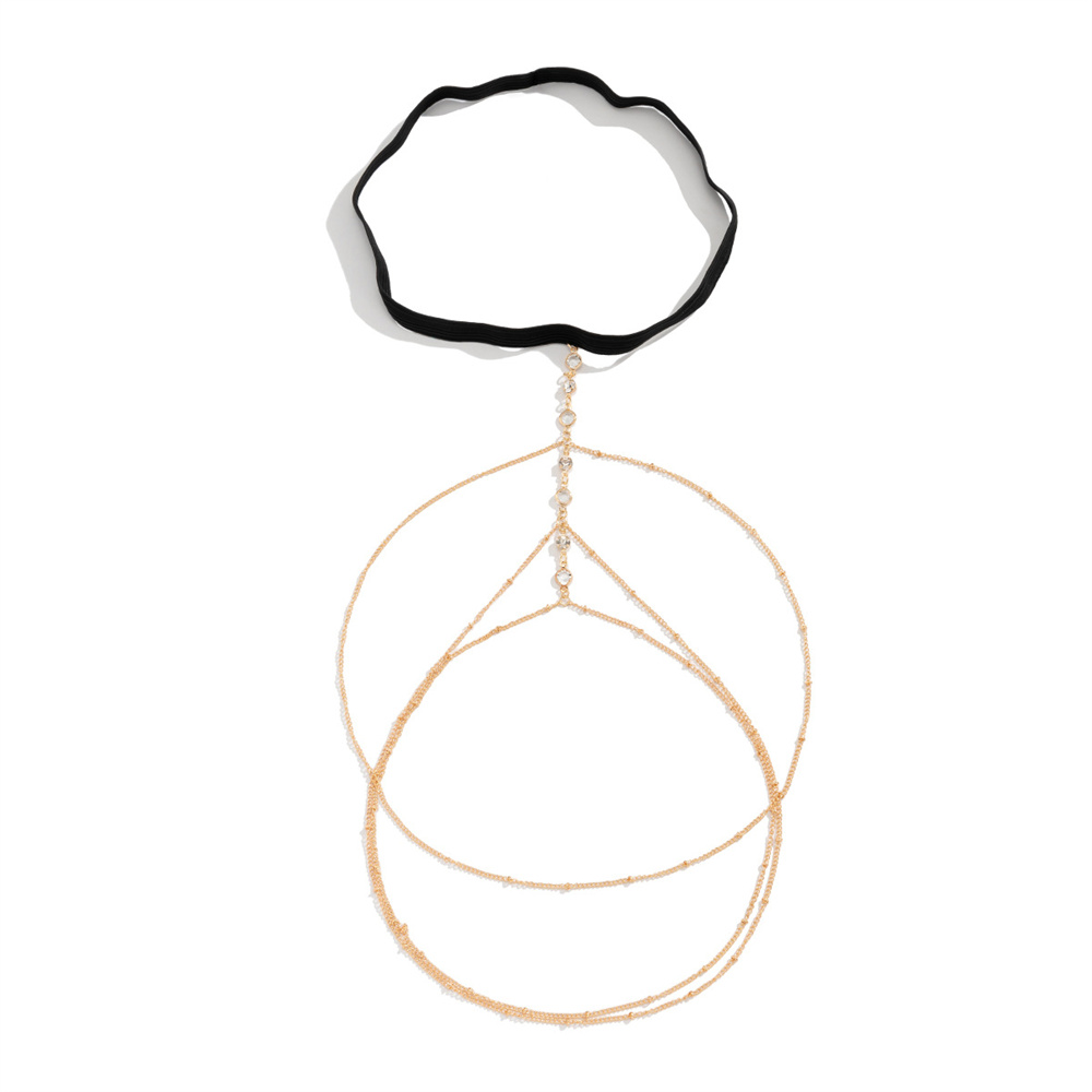 Boho Elastic Band Crystal Leg  - Body Jewelry Types 评论和价格