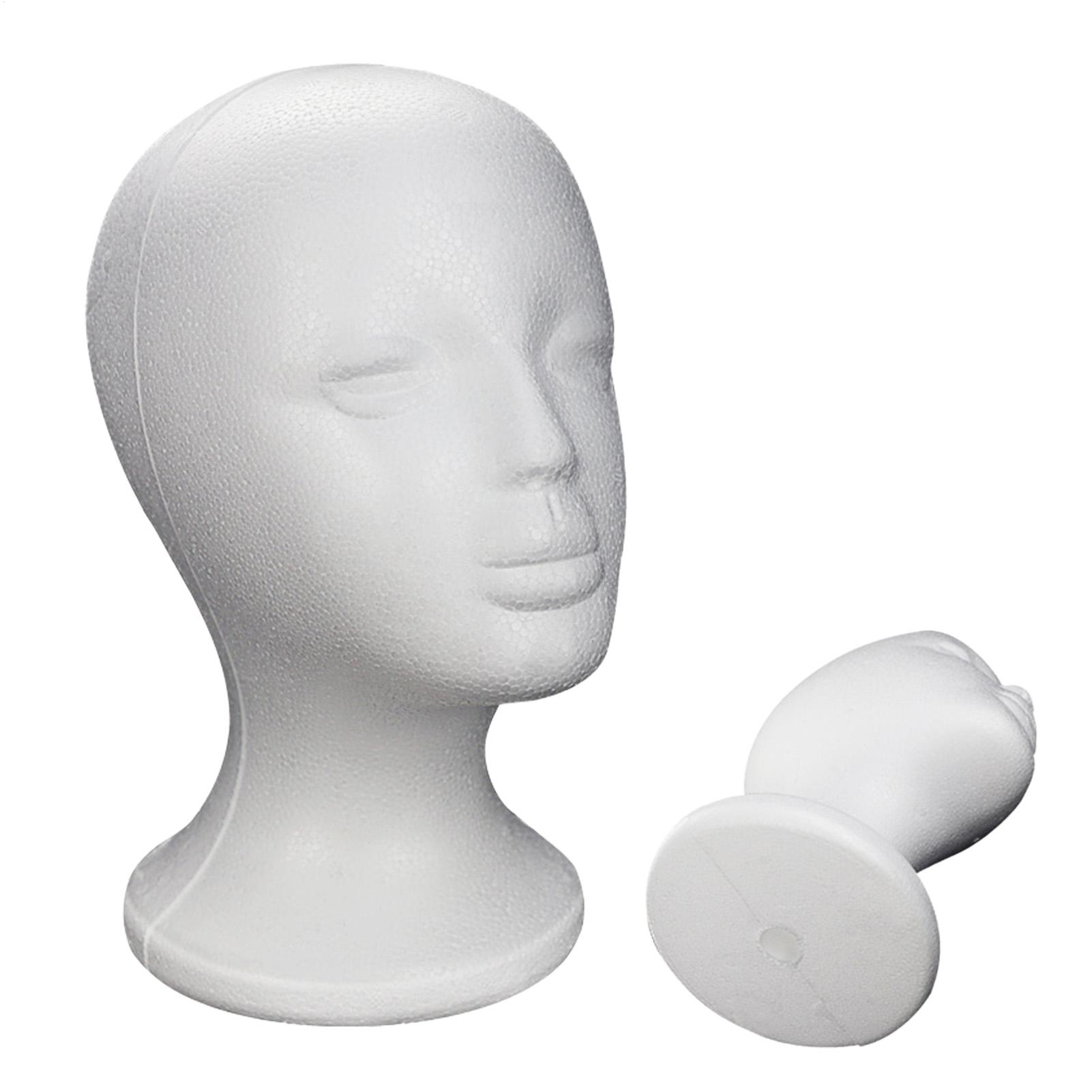 Foam Mannequin Head Female Mod - Body Jewelry Storage 评论和价格