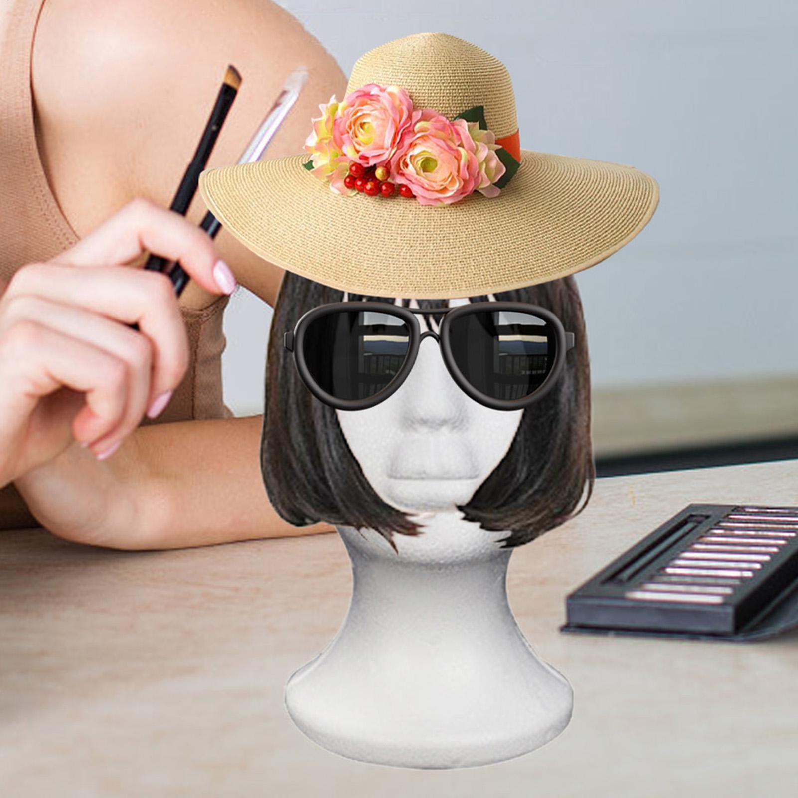 Foam Mannequin Head Female Mod - Body Jewelry Storage 评论和价格