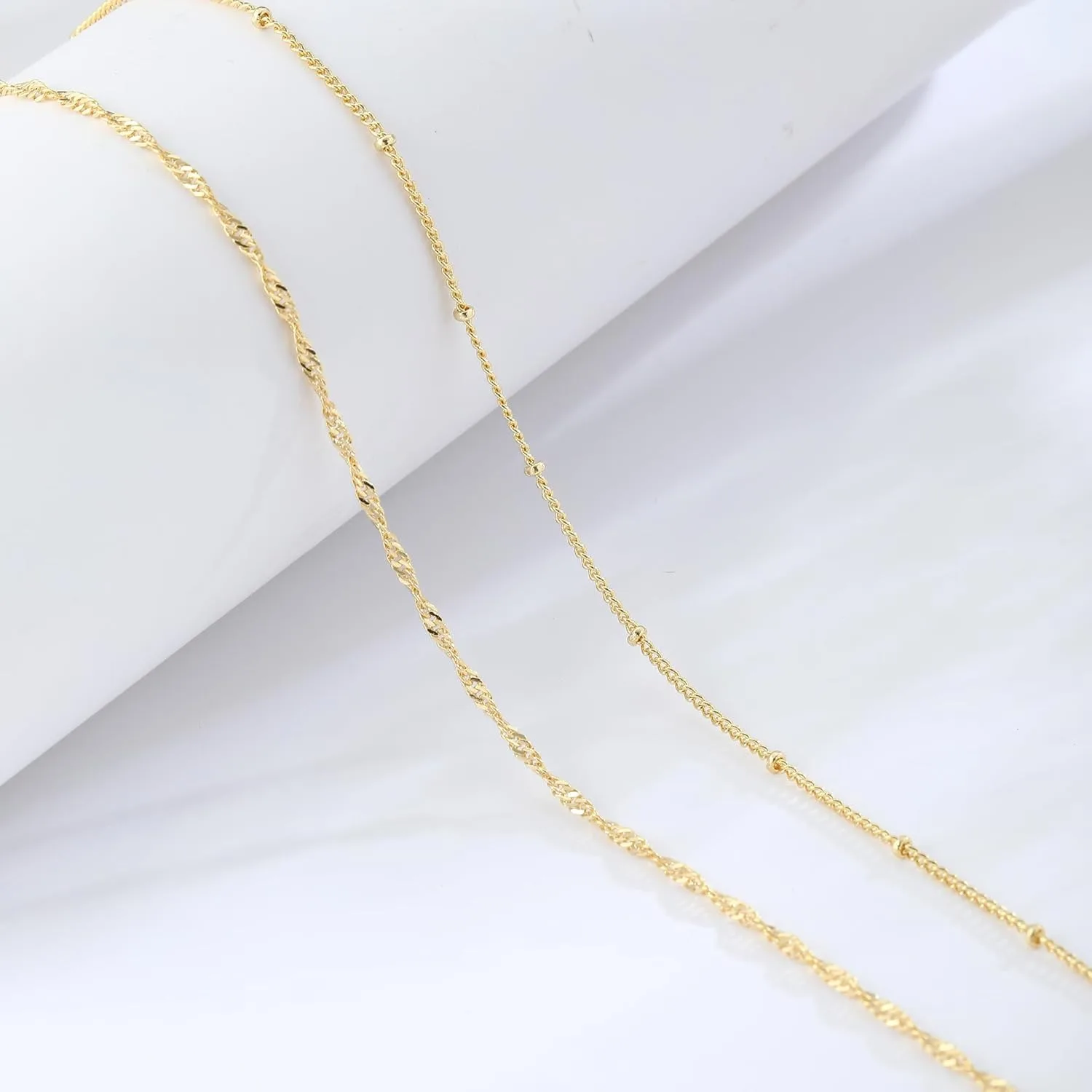 14k Gold Plated 26-33Inch Adju - Body Jewelry Gold Plated 评论和价格