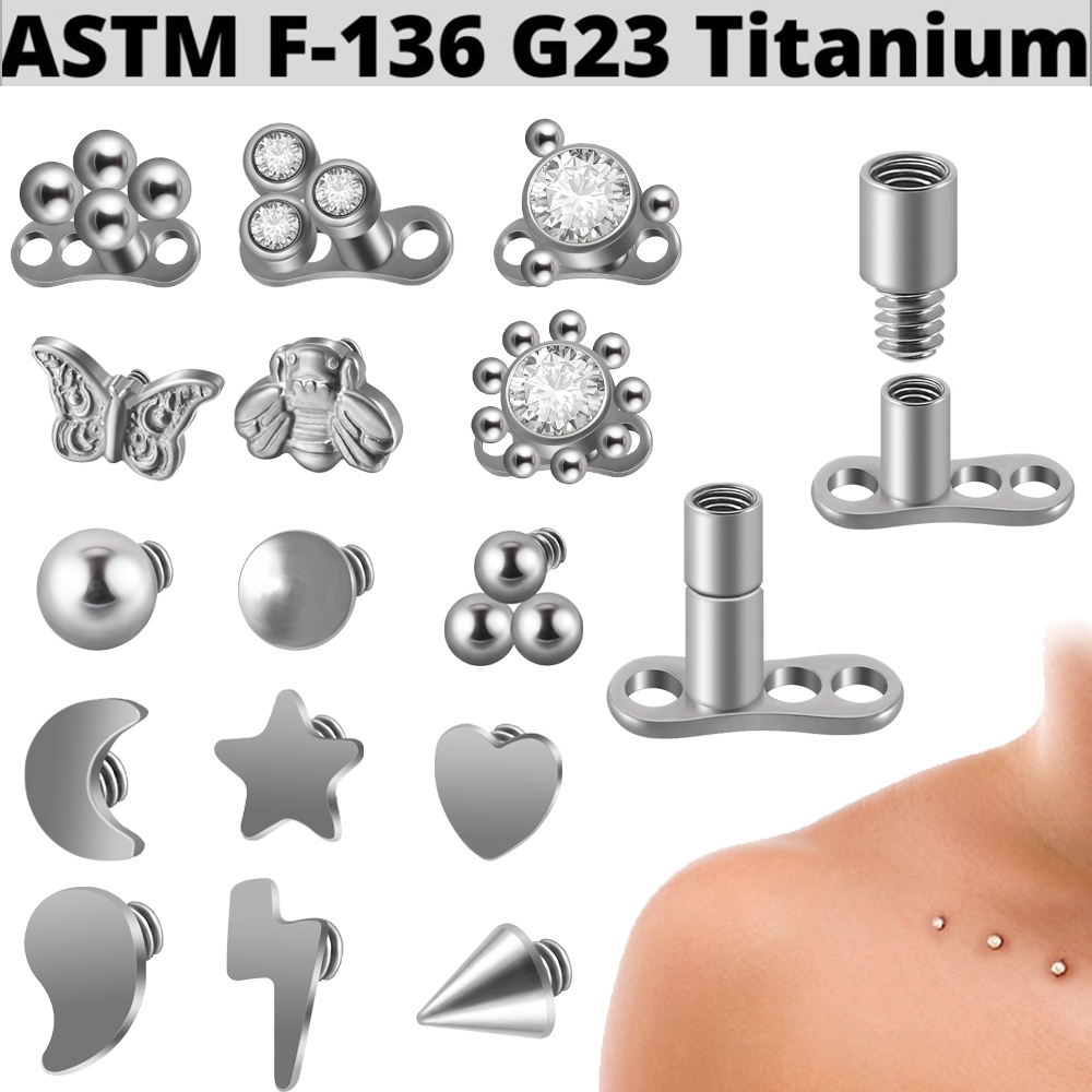 1PC G23 Titanium Fire Opal Der - Dermal Anchor Top 评论和价格